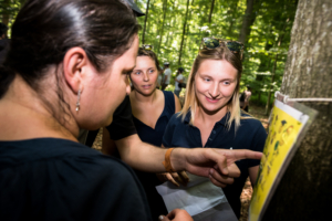 use of a GPS to find hidden photos during the Castle Investigation