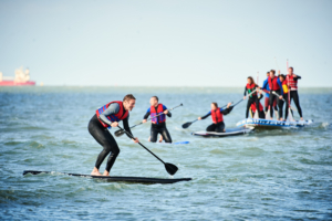 paddle à la mer du nord