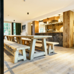 Salle à manger du tero lodge francorchamps